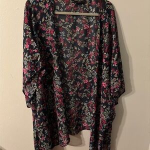 Lane Bryant Floral Kimono Cardigan